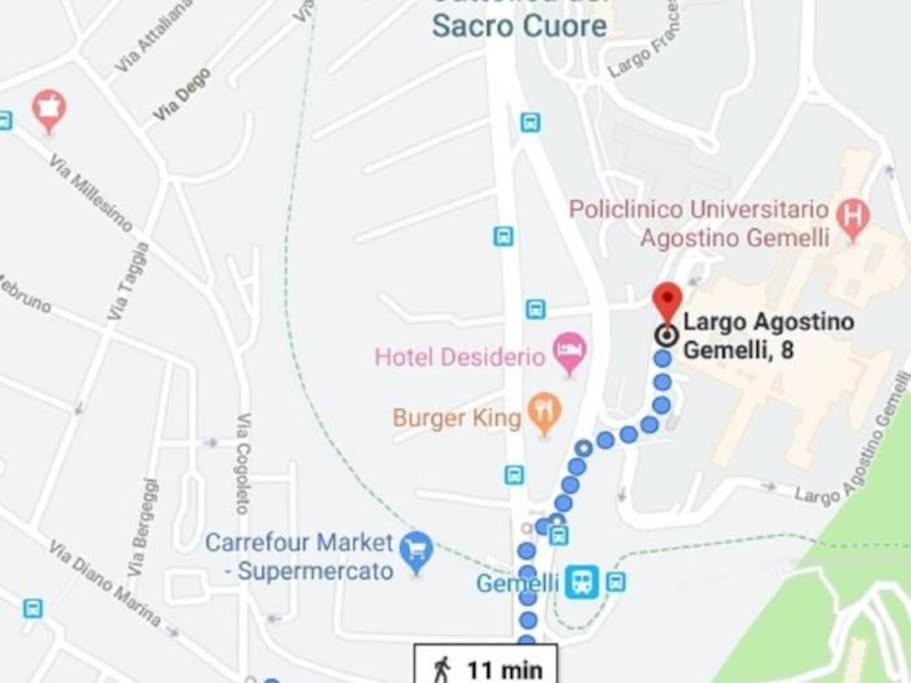 罗马Ottimo Per Policlinico Gemelli, Non Lontano Da San Pietro公寓 外观 照片